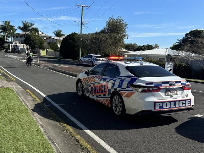 The incident happened just after 8am on Main Rd, Maroochydore. Photo: Madeline Grace