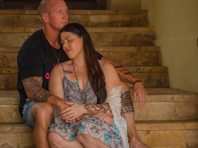 Surfers Paradise local Rebecca Fuggle and her partner are stranded in Bali after contracting COVID-19 ahead of their return flight to Australai.