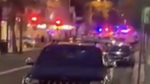 A passer-by captured emergency services arriving at the scene. Picture: supplied. 