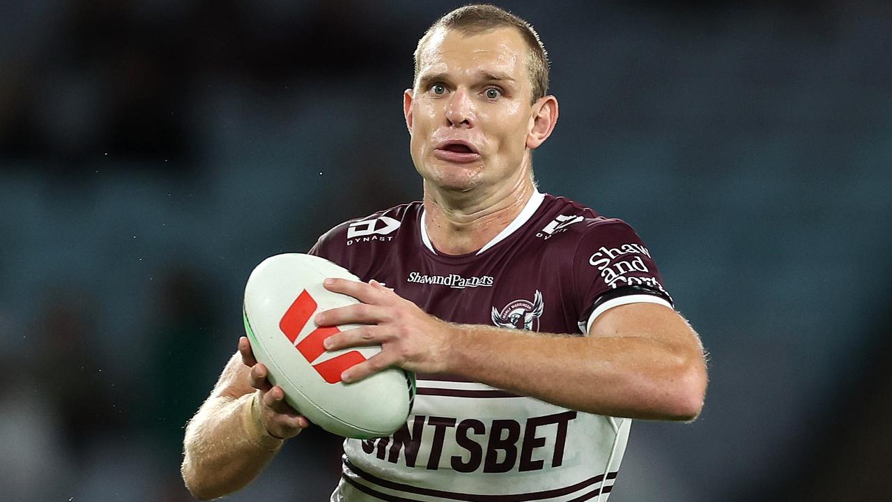 Tom Trbojevic was robbed of a try. Picture: Getty