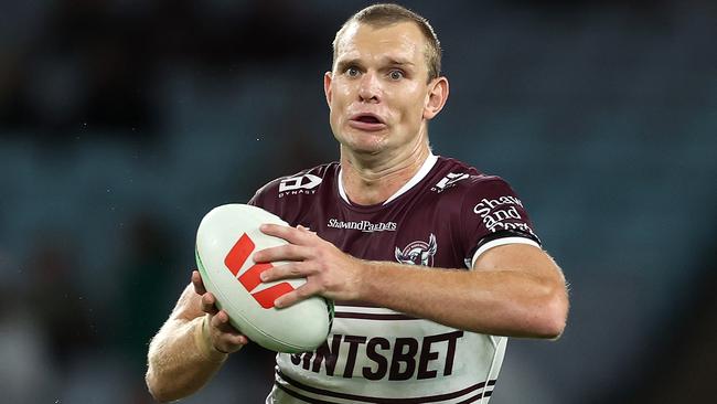 Tom Trbojevic was robbed of a try. Picture: Getty