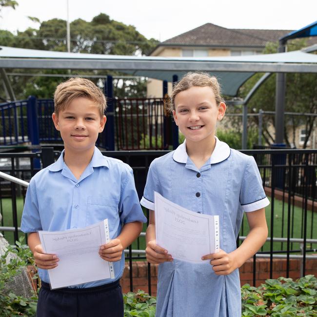 St Cecilia’s School Captains Picture: Susanne Foale