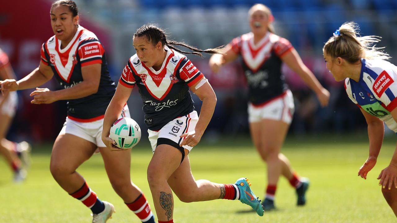 Raecene McGregor can make life difficult for the Jillaroos. Picture: Mark Kolbe/Getty Images