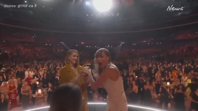 Taylor Swift faces backlash after appearing to snub Celine Dion at the Grammys