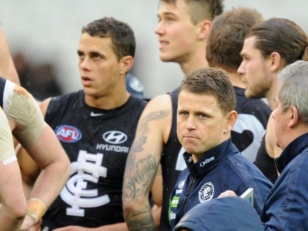 Brendon Bolton got off to a bad start with his players with ‘Biscuit-gate’. Picture: AAP