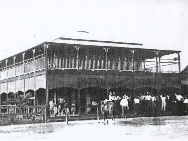 JEWELLERY TAKEN: The Hotel Royal at Finch Hatton. Destroyed by fire in 1962, it was located on the site of the current Finch Hatton General Store. Picture: Have you seen the old Mackay?