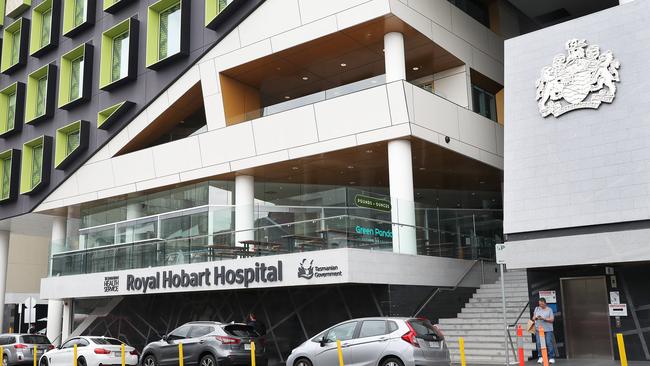 The baby was conveyed to Royal Hobart Hospital