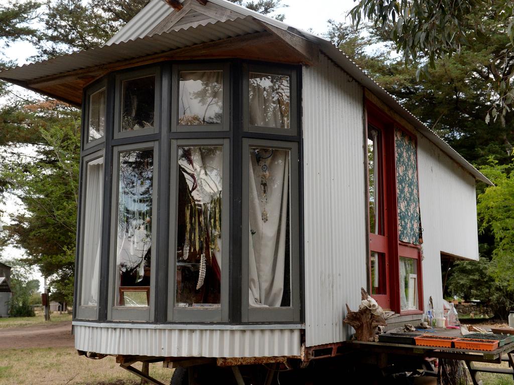 The tiny house movement is burgeoning in Australia, and most recently in Victoria. Rob Scott from Clarkefield makes studio trucks, which are basically tiny houses. Picture: Kylie Else