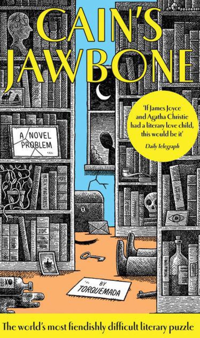 Can you crack it? ... Cain's Jawbone is out now in Australia.