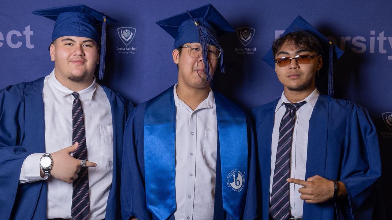 Roma Mitchell Secondary College Graduation at the Adelaide Town Hall. Picture: Ben Clark