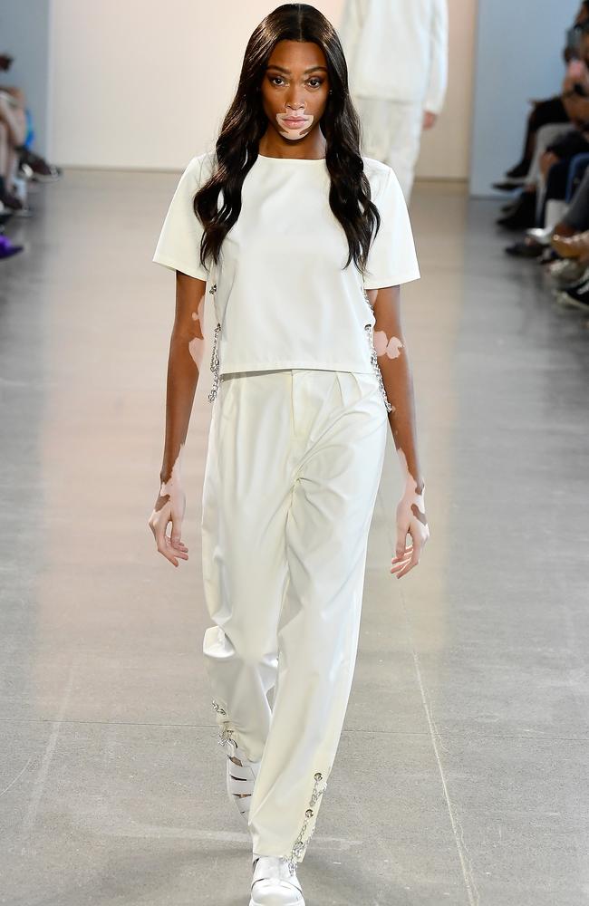 Winnie Harlow walked for Nana Judy. Picture: Getty Images for NYFW