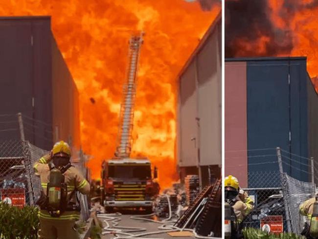 A factory fire has broken out in Melbourneâs southeast with authorities warning residents to stay indoors