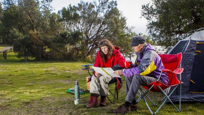 Corringle Foreshore is perfect for those who enjoy coastal camping. Picture: Parks Victoria.