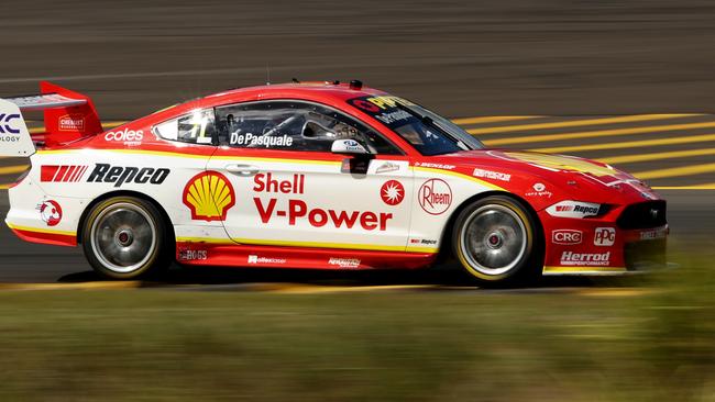 SYDNEY, AUSTRALIA – NOVEMBER 06: Anton De Pasquale drives the #11 Shell V-Power Racing Ford Mustang in practice during the SydneySuperNight which is part of the 2021 Supercars Championship, at Sydney Motorsport Park, on November 06, 2021 in Sydney, Australia. (Photo by Brendon Thorne/Getty Images)