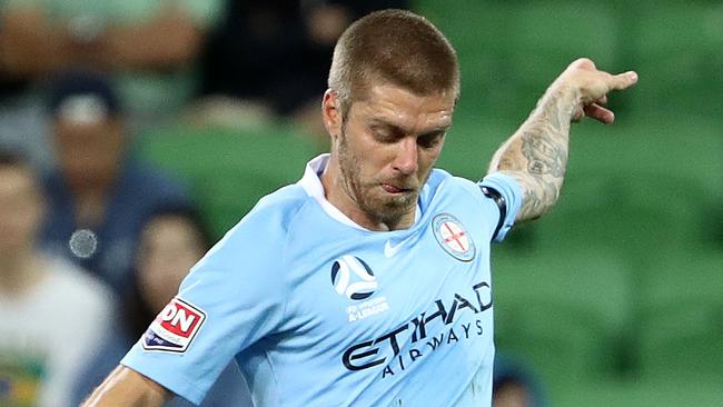 Luke Brattan will join A-League champions Sydney FC on a one-year deal. Picture: Getty Images