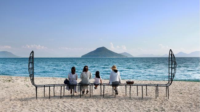 Place for Sea Dreamers by Tasmanian artist Heather B.Swann, part of the 2022 Setouchi Triennale. Picture: Keizo Kioku