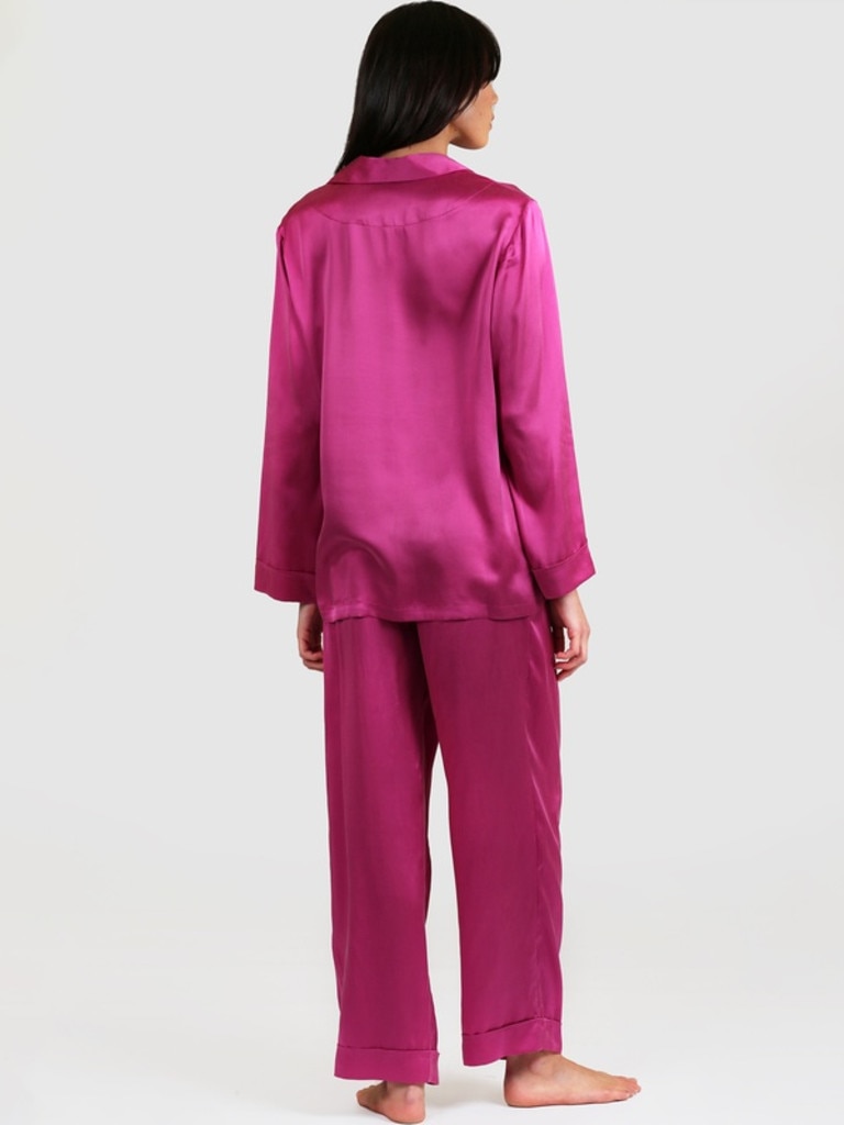 Pure Mulberry Silk Pajama Set For Women Luxury Cute Ladies Real Silk N