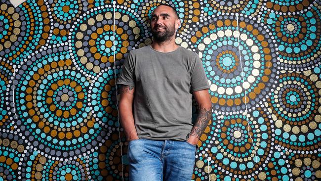 Burgoyne regrets not having moved faster to support his friend Adam Goodes when he was subjected to racist booing at games. Picture: Sarah Reed