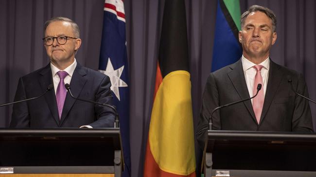 Prime Minister Anthony Albanese (left) and Defence Minister Richard Marles. Picture: NCA NewsWire / Gary Ramage