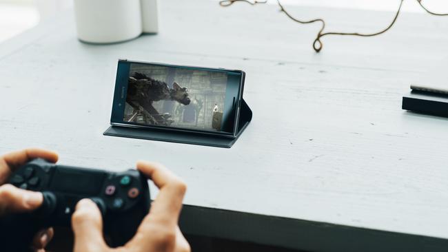 The Sony Xperia XZ Premium smartphone features PlayStation Remote Play.