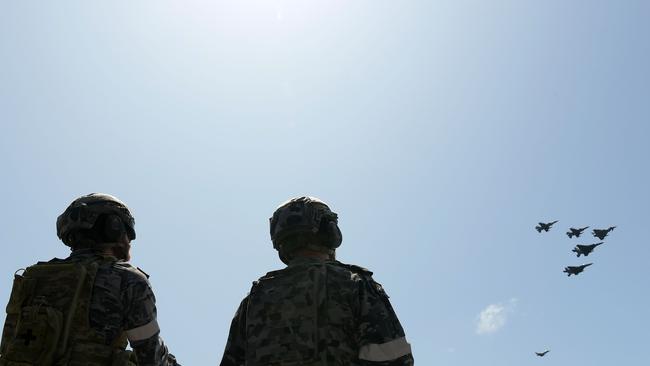 Operation Kakadu onboard the HMAS Perth. Picture: (A)manda Parkinson
