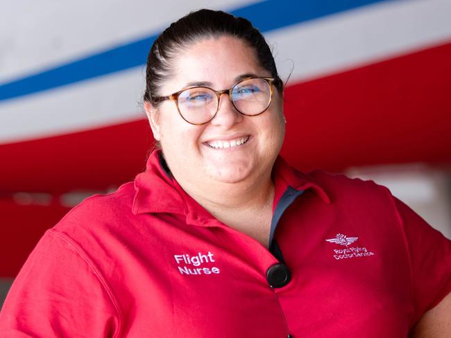 Courtney Bylett is a flight nurse for the RFDS at Charleville. Picture: Supplied