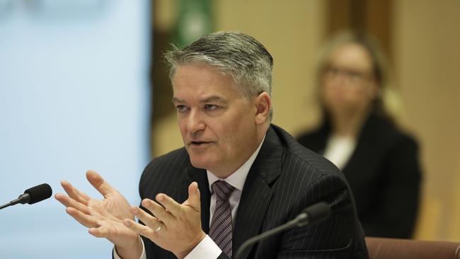 I’ll be back: Mathias Cormann steps into the global spotlight as new head of the prestigious OECD. Picture: Sean Davey.