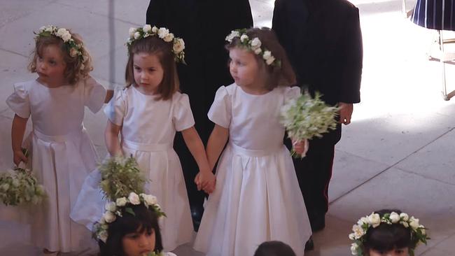 Princess Charlotte (centre) took charge.