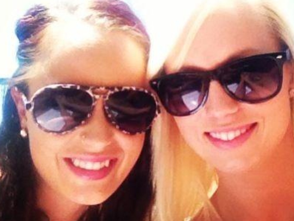 Rebecca Ode alongside her sister Jordyn, who is in Bali by her sister's side.