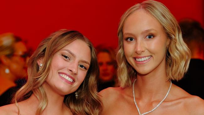 Mia Cloherty and Skye Osman at the Journey 2 Learn Charity Ball 2024 at Gold Coast Convention and Exhibition Centre for Gold Coast at Large. Picture, Chasen Green.