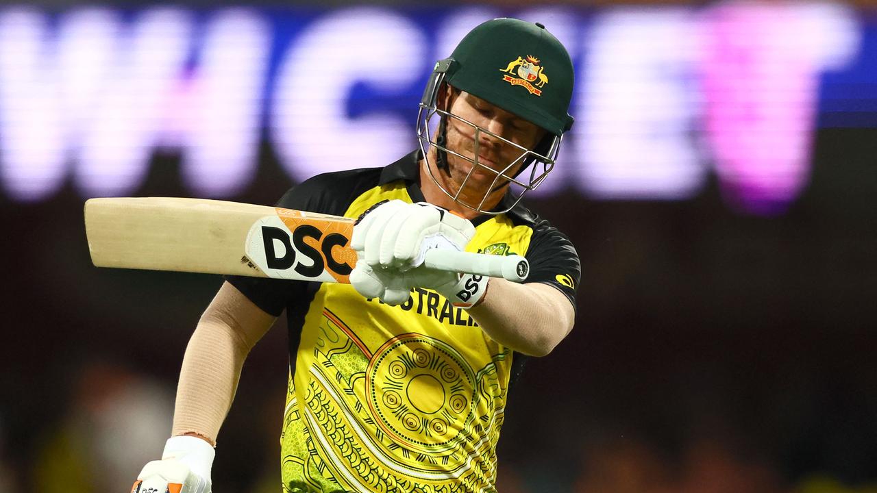 Warner was cheaply dismissed. (Photo by Patrick Hamilton / AFP)