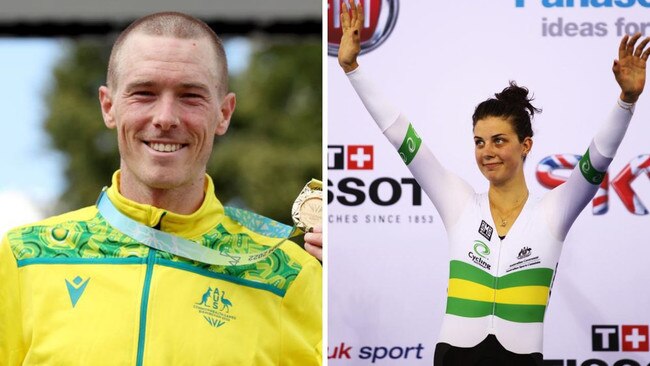 Rohan Dennis and Melissa Hoskins.