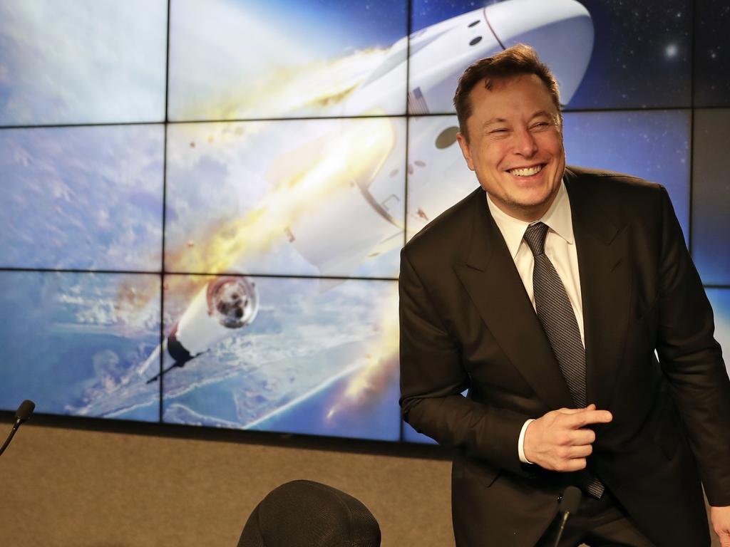 Elon Musk … ‘super fired up’. Picture: AP