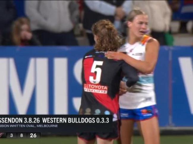 Bombers beat Bulldogs in first AFLW game