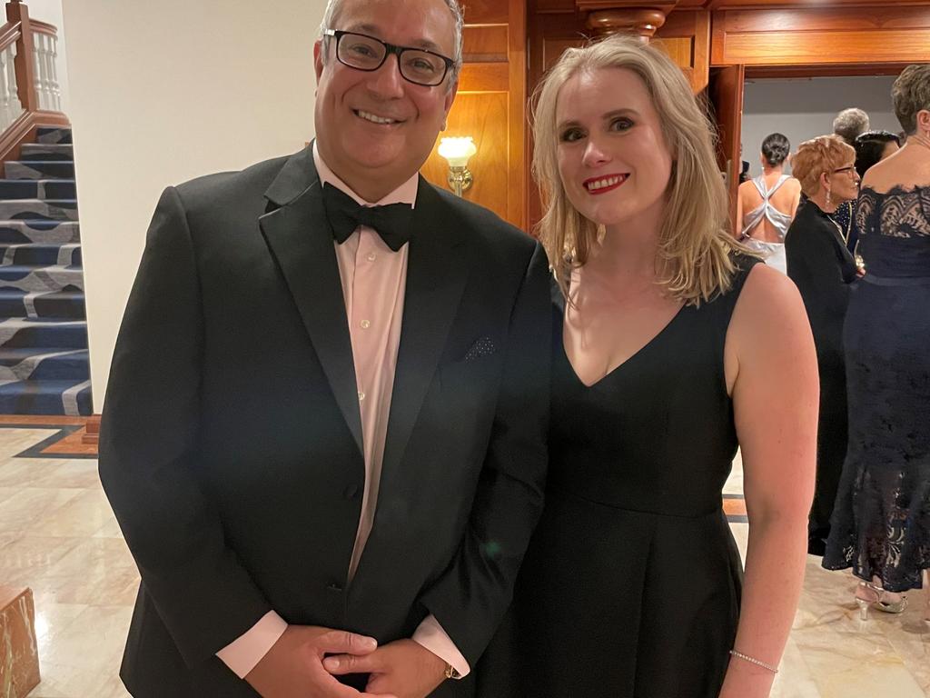 Suki Ahluwalia and Laura Khodaverdi at the 25th anniversary of the Far North Queensland Hospital Foundation Ball at Pullman Cairns. Picture: Yashee Sharma