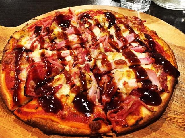 Hanson’s mouth-watering Meatlovers Pizza. Picture: Supplied