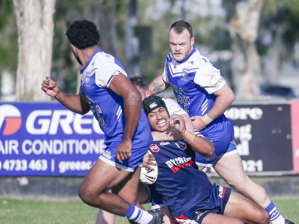 A-grade fixture between Runaway Bay and Tugun at the Kevin Bycroft fields. Picture: Glenn Campbell