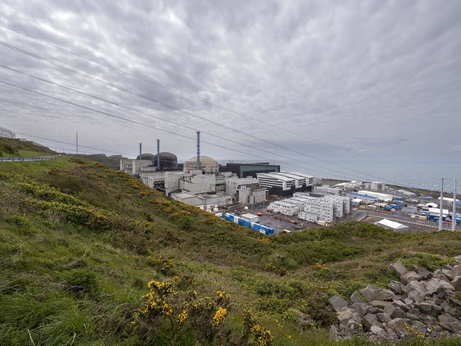 The Flamanville nuclear plant, operated by Electricite de France SA (EDF), in Flamanville, France, on Thursday, April 25, 2024. The Flamanville 3 European pressurized water reactor (EPR) has been approved of its first fuel loading and is ready to begin operation. Photographer: Nathan Laine/Bloomberg via Getty Images