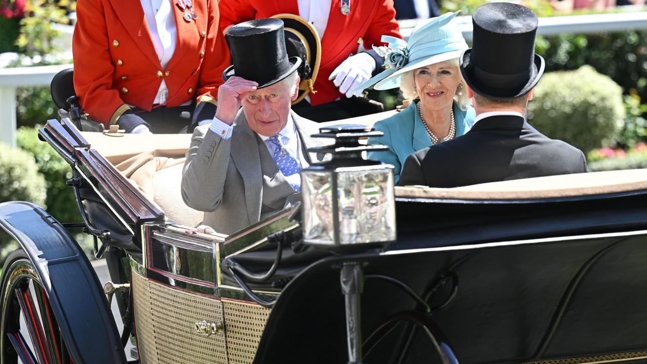 King Charles III and The Queen Consort at Royal Ascot. Picture: Samir Hussein–WireImage