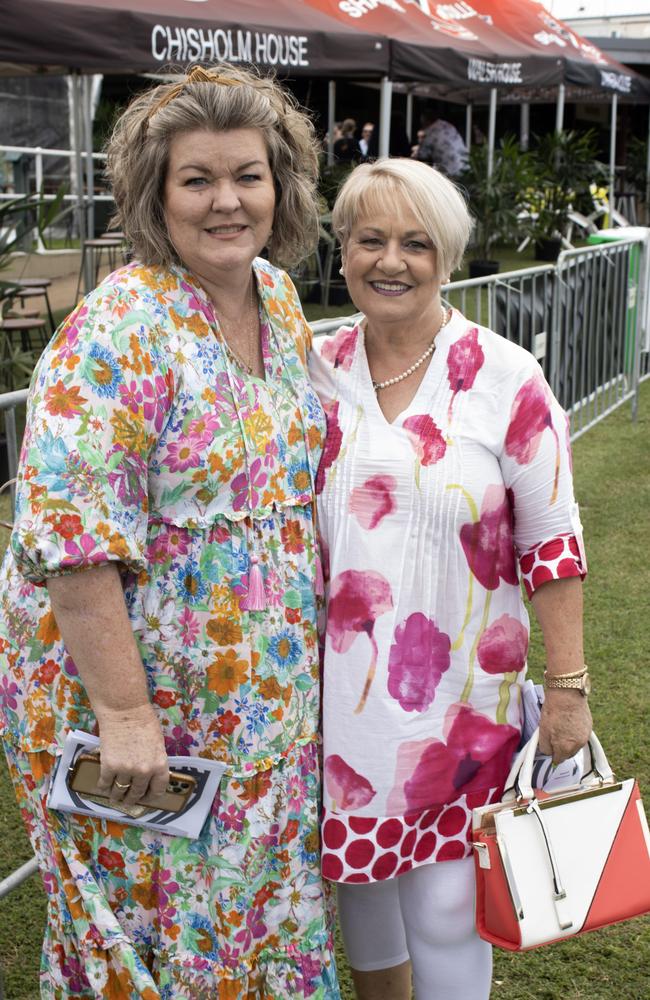 Tudie Ingram and Kaz McKie at the Bundaberg Catholic Schools Race Day.