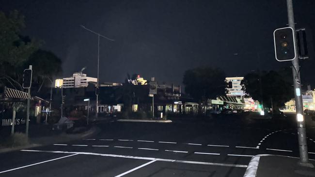 Cairns City went dark for two hours on Saturday, January 18 as underground cable on the Esplanade caused a power outage to more than 4700 customer. Corner of Sheridan St and Shields St.