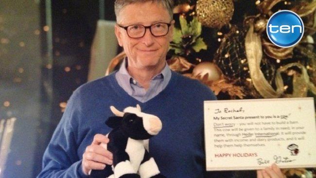 Bill Gates was my 'Secret Santa'