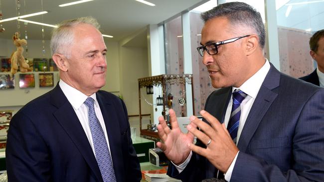 Malcolm Turnbull says the salary of Ahmed Fahour is exorbitant. Picture: Mike Keating