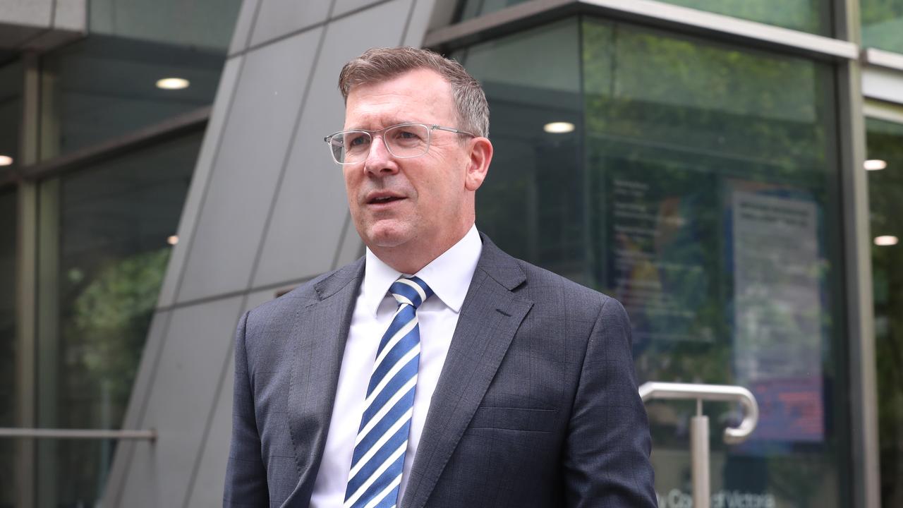 Giving evidence, Alan Tudge told the jury he hoped to get positive media coverage of the donation at a time when the community was fearful of Covid-19. Picture: NCA NewsWire / David Crosling