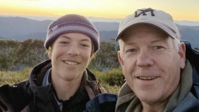 ‘I think we all have those moments of sadness’, says dad Grant on trying to come to terms with the loss of his youngest son. Picture: Supplied