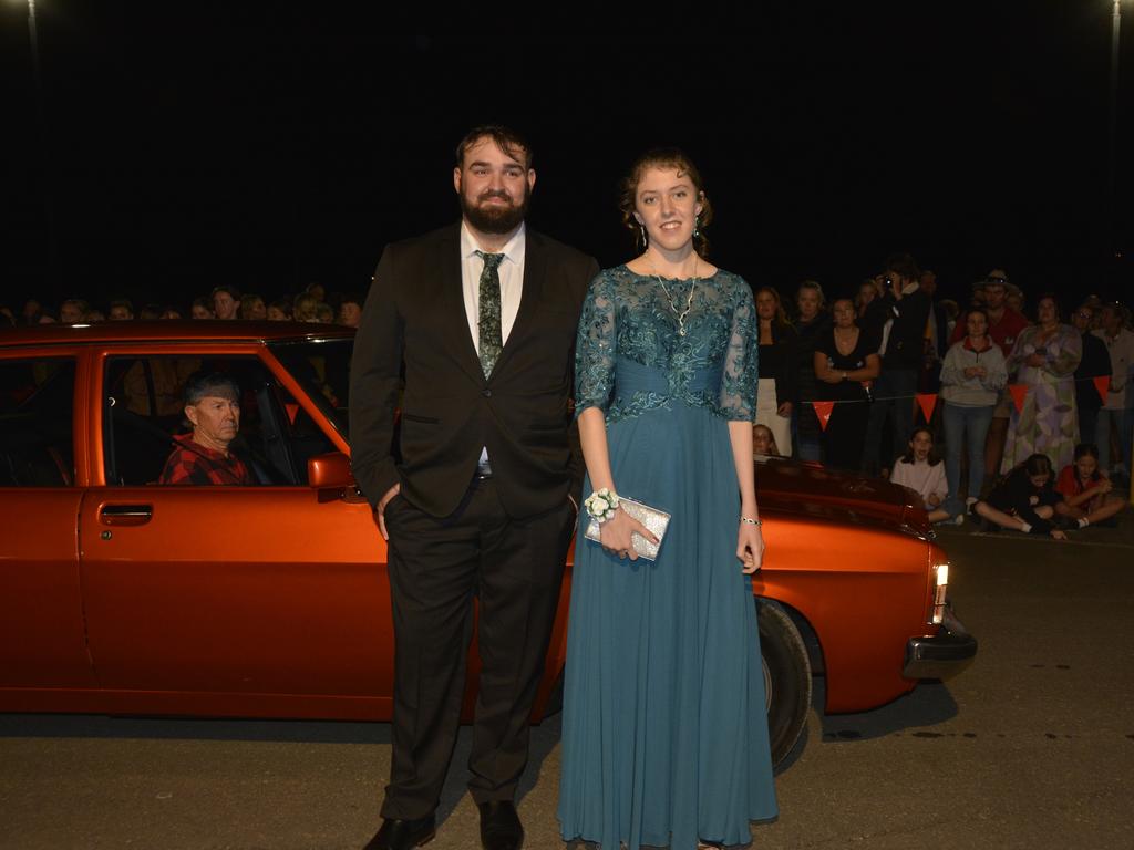 Nicholas Radburn and Elouise Gooding at the Our Lady of the Southern Cross College Formal May 24th 2024