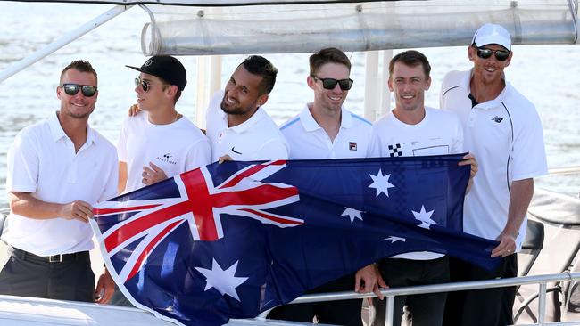 Team Australia are ready for the Germans.