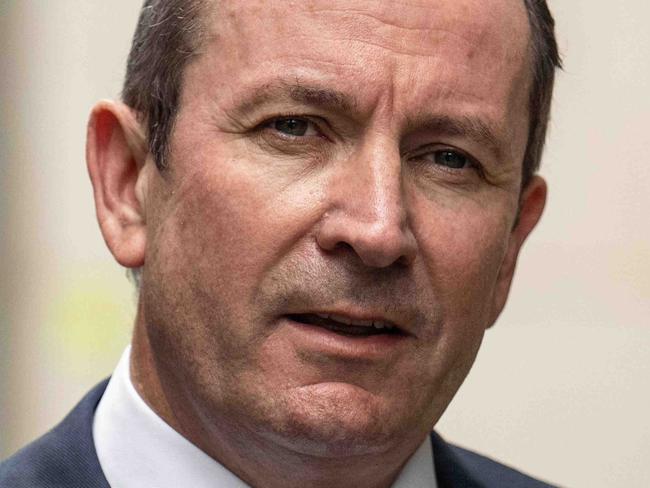 SYDNEY, AUSTRALIA - NewsWire Photos March 7, 2021: Western Australia Premier Mark McGowan arriving at the Federal Court, Sydney. Picture: NCA NewsWire / James Gourley