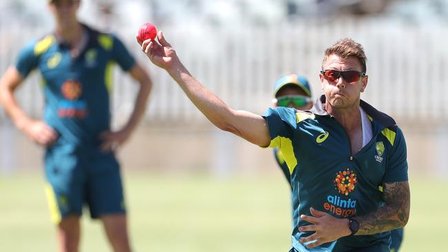 Australian paceman James Pattinson: ‘It’s all a build-up’. Picture: AAP