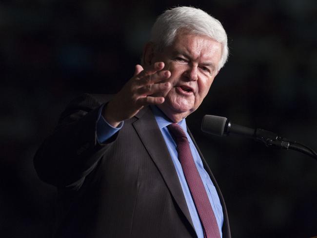 Former House Speaker Newt Gingrich has successfully managed to criticise Trump while still remaining on his good side. Picture: AP/ Evan Vucci